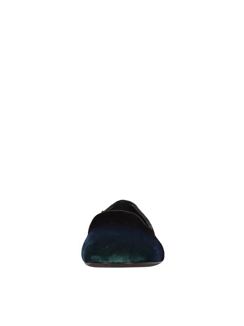 Velvet ballet flats ELENA IACHI | E3510 VELVETAURORA MILITARE